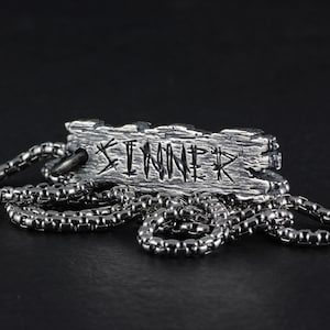Sinner Pendant - Pillory Board - Sterling Silver Sinner Jewelry - Own Your Sin