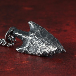 Arrowhead Necklace - Sterling Silver Arrowhead Pendant - Silver Arrowhead Necklace