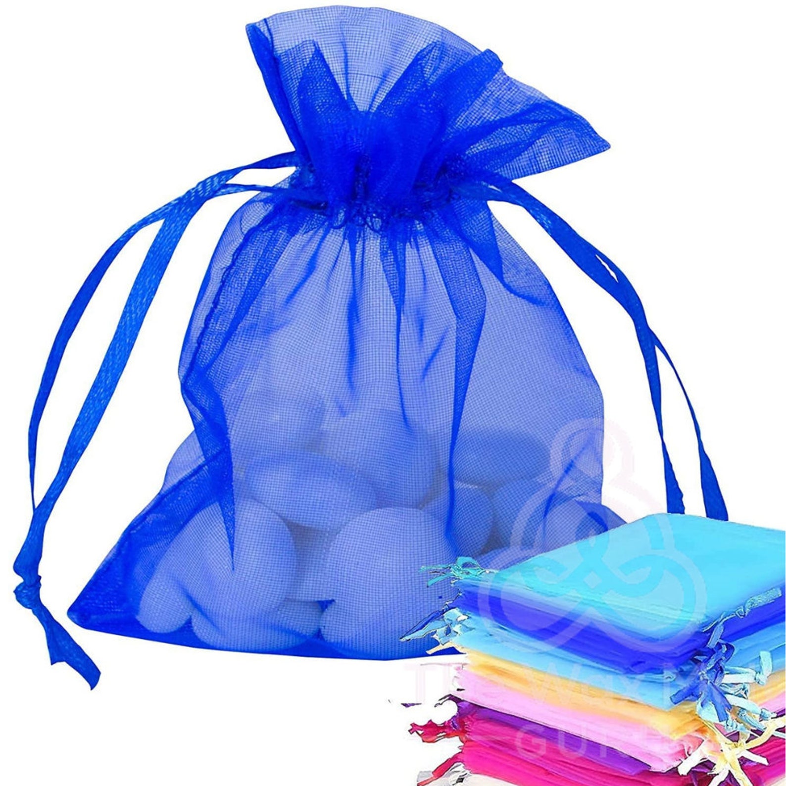 Organza Gift Bags Mesh Wedding Party Favour Bags Drawstring Etsy UK
