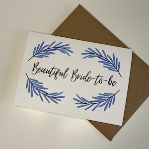 Carte | Belle future mariée ! A6 frais de port gratuits enterrement de vie de jeune fille mariée shower de mariage