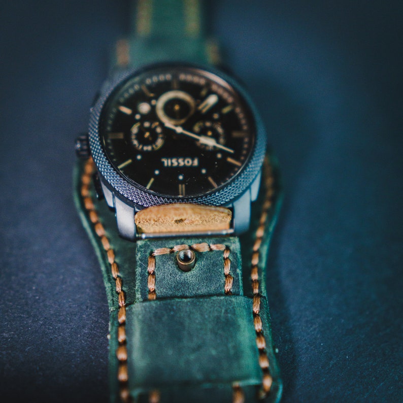 24 mm Leather Watch Strap Pattern PDF – DIY Leather Craft Template A4 ...