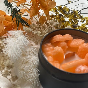 Handmade Orange Shaped Scented Candle - A touch of nature in your home
