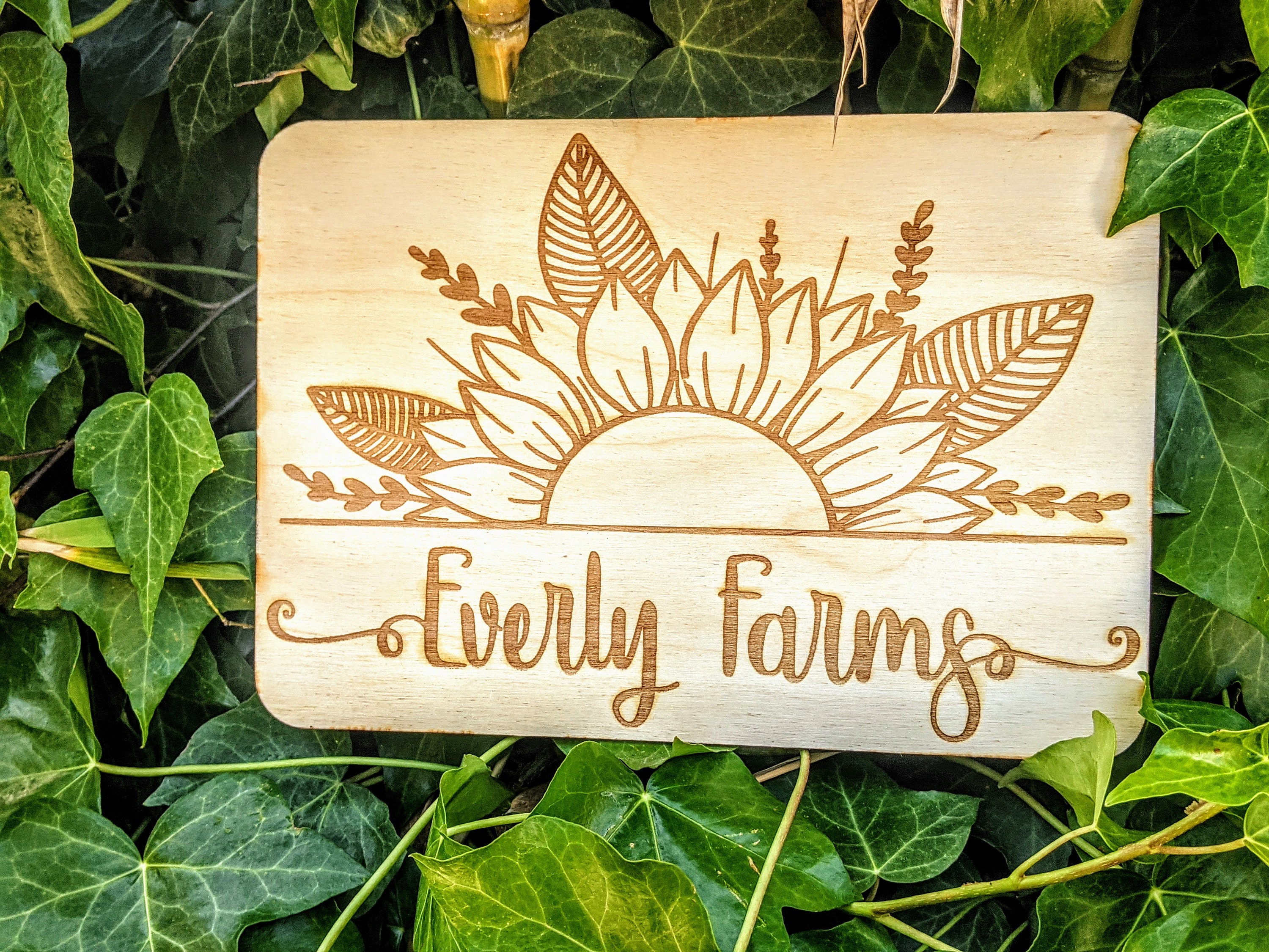 Custom Engraved Wood Farmstand Plant Labels Plant Markers Etsy