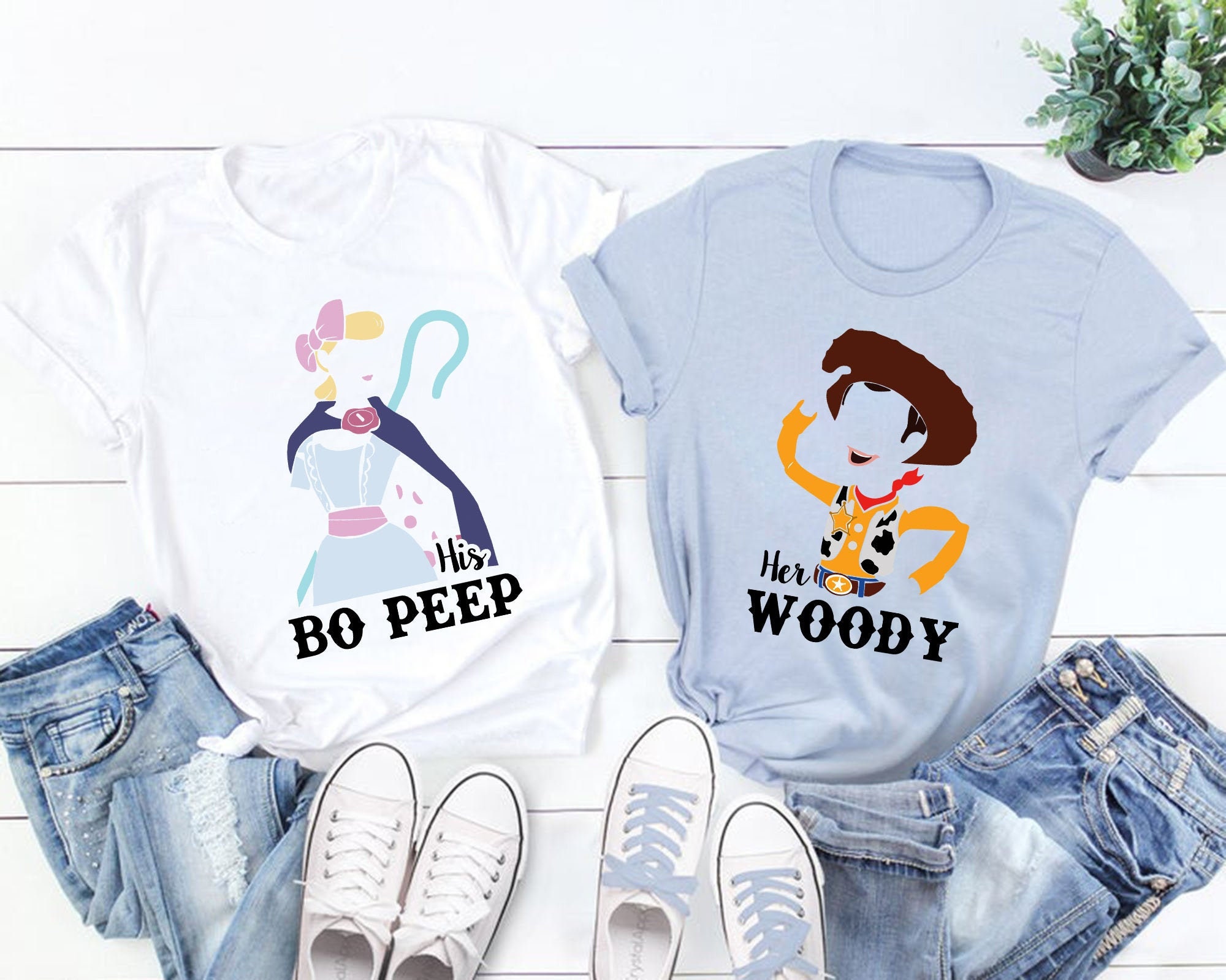 Woody And Bo Peep Shirts Toy Story Land Shirt Toy Story Etsy