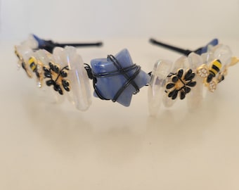 Bumblebee crystal crown