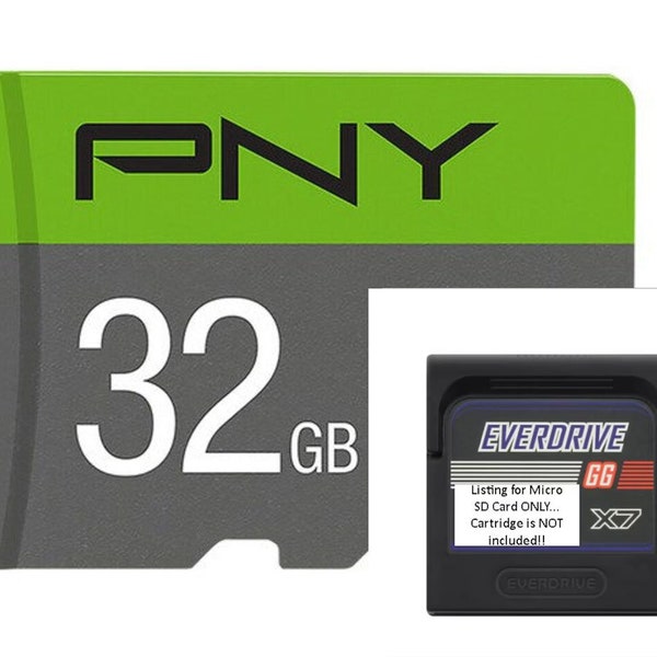 MicroSD Card for EverDrive GG X7 ~ Play Sega Game Gear + Master System ~  L@@K!
