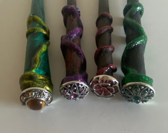 Assorted Handmade Cosplay Gem Wands