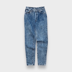 Jeans Levi&#39;s 501 XX Acid Wash Vintage anos 80 e 90, braguilha com botões, fabricado nos EUA, 26 x 31 501xx