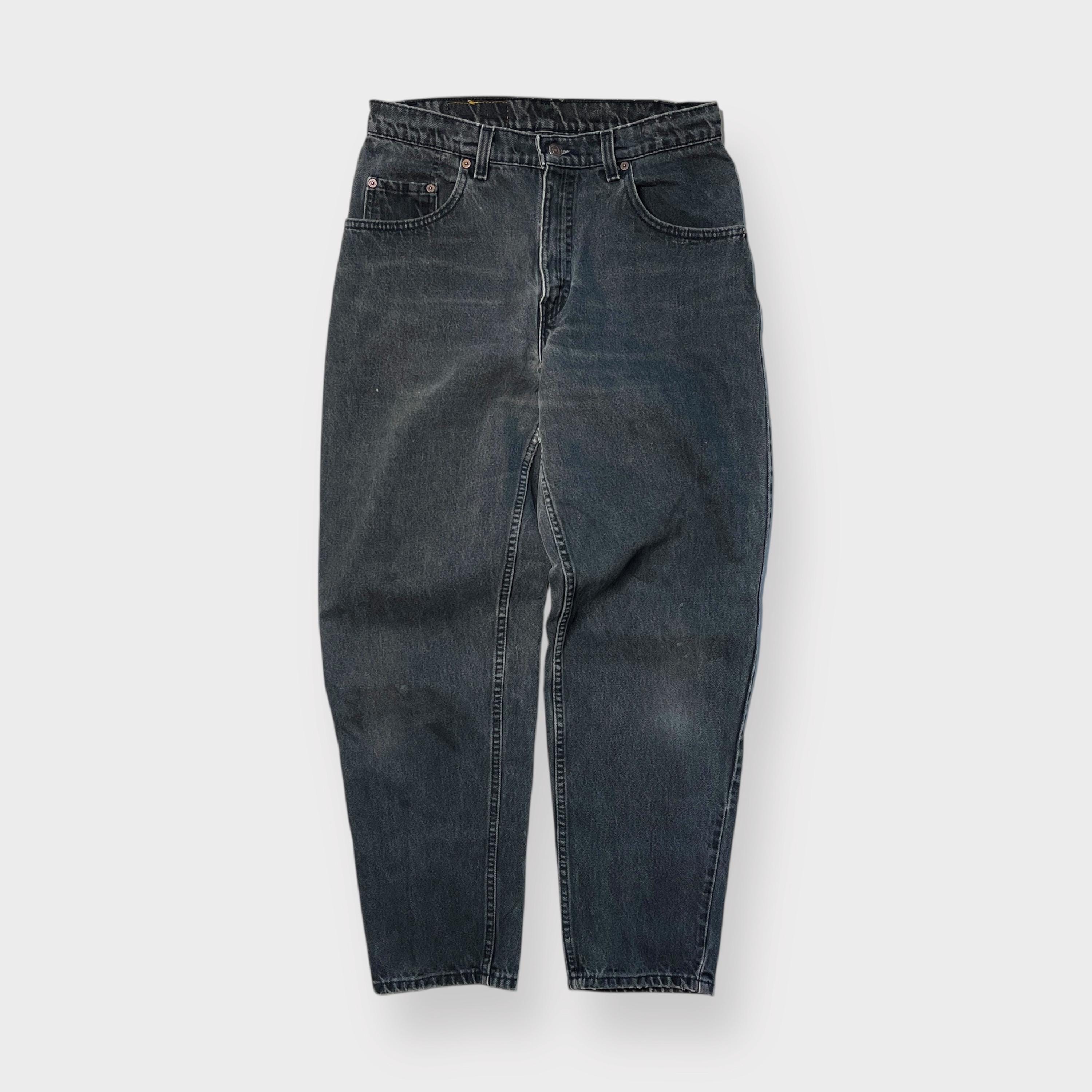 Levi's 501 Vintage Années 90 USA W30 L30 Gris Anthracite - Jeans Homme Coupe Droite En Coton - Occasion TBE