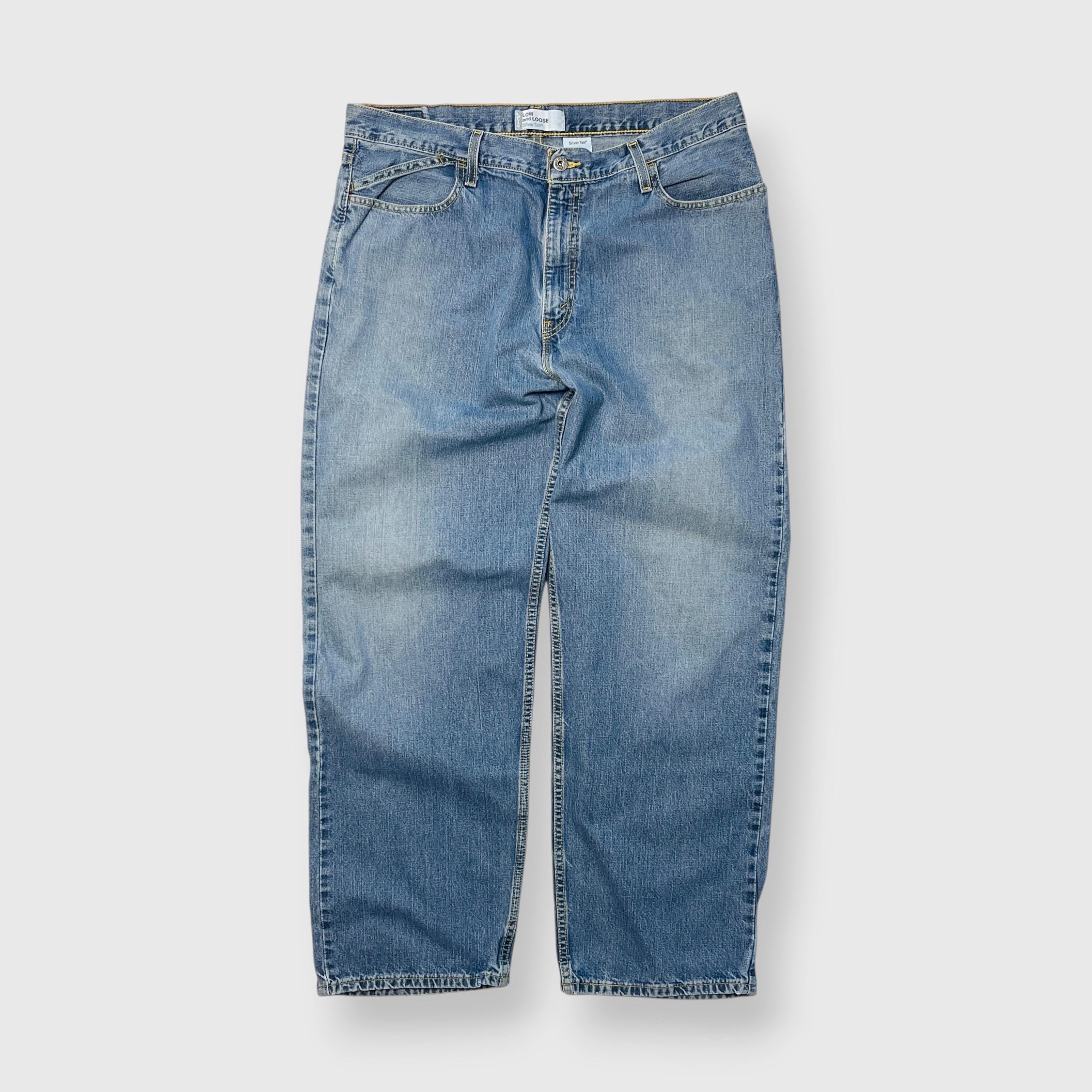 90s Levi's silver tab Baggy 海外 ストリート y2k Vintage 90s Y2K Levi's Silvertab Baggy Loose Jeans, Skate Grunge