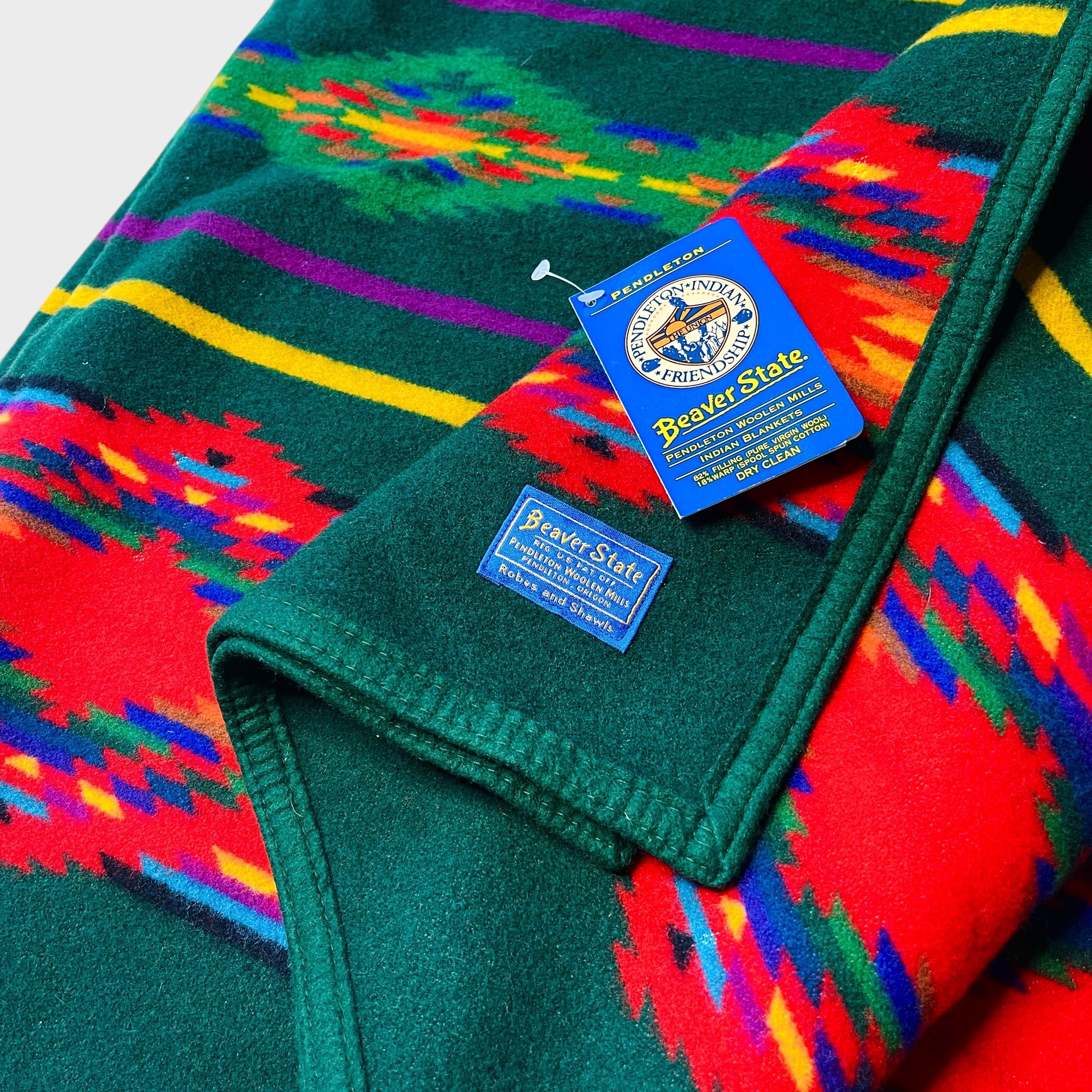 アウトドア寝具 PENDLETON Beaver State wool blanket Pendleton Beaver State Wool Blend Blanket Grey Black Orange