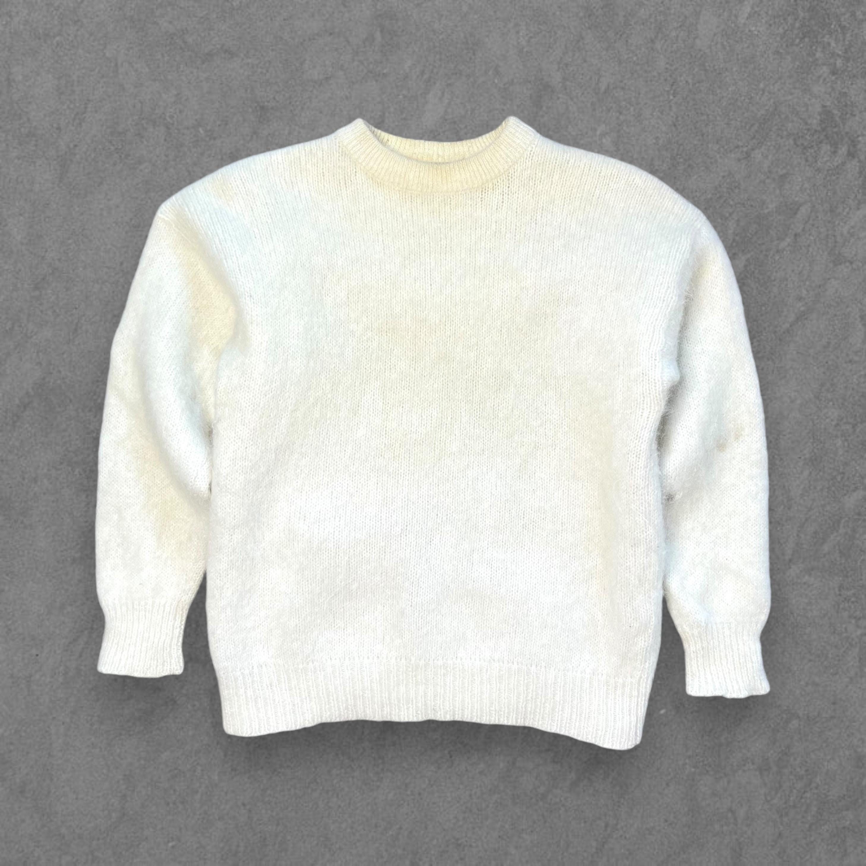 【80％オフ‼️】MASU M SHAGGY SWEATER(WHITE) 46 80％オフ‼️】MASU M SHAGGY SWEATER(WHITE) 46