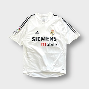 Vintage adidas 2004/2005 Real Madrid Zidane Football Soccer Home Jersey, Kit M Shirt