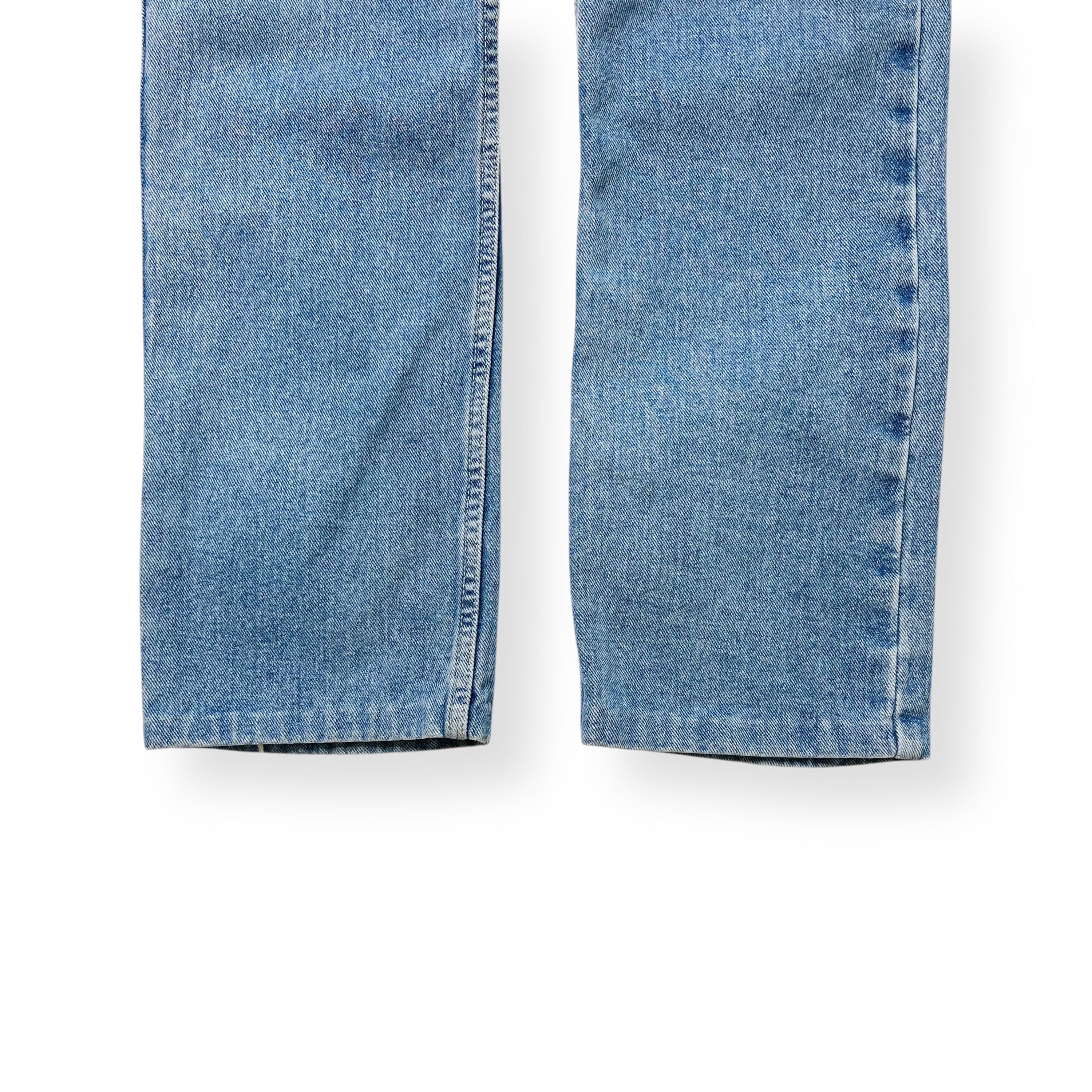 Vintage 90s Anchor Blue Jeans, Baggy Skate Grunge Loose Straight