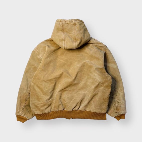 Carhartt J130 BRN Insulated Duck Active Jacket, 12oz