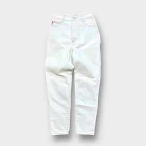 Vintage 90s Bongo Blue Jeans, High Rise Mom, Tapered, Heavyweight 9 26 A6 80s