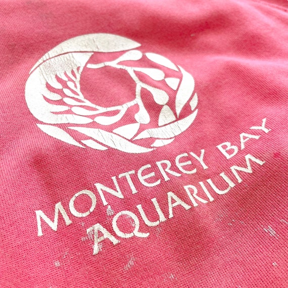 Vintage 90s Hanes Monterey Bay Aquarium Sweatshir… - image 5