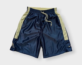 Pantalones cortos reversibles de baloncesto Nike Pittsburgh Panthers de los años 90, talla M, Universidad de Pitt