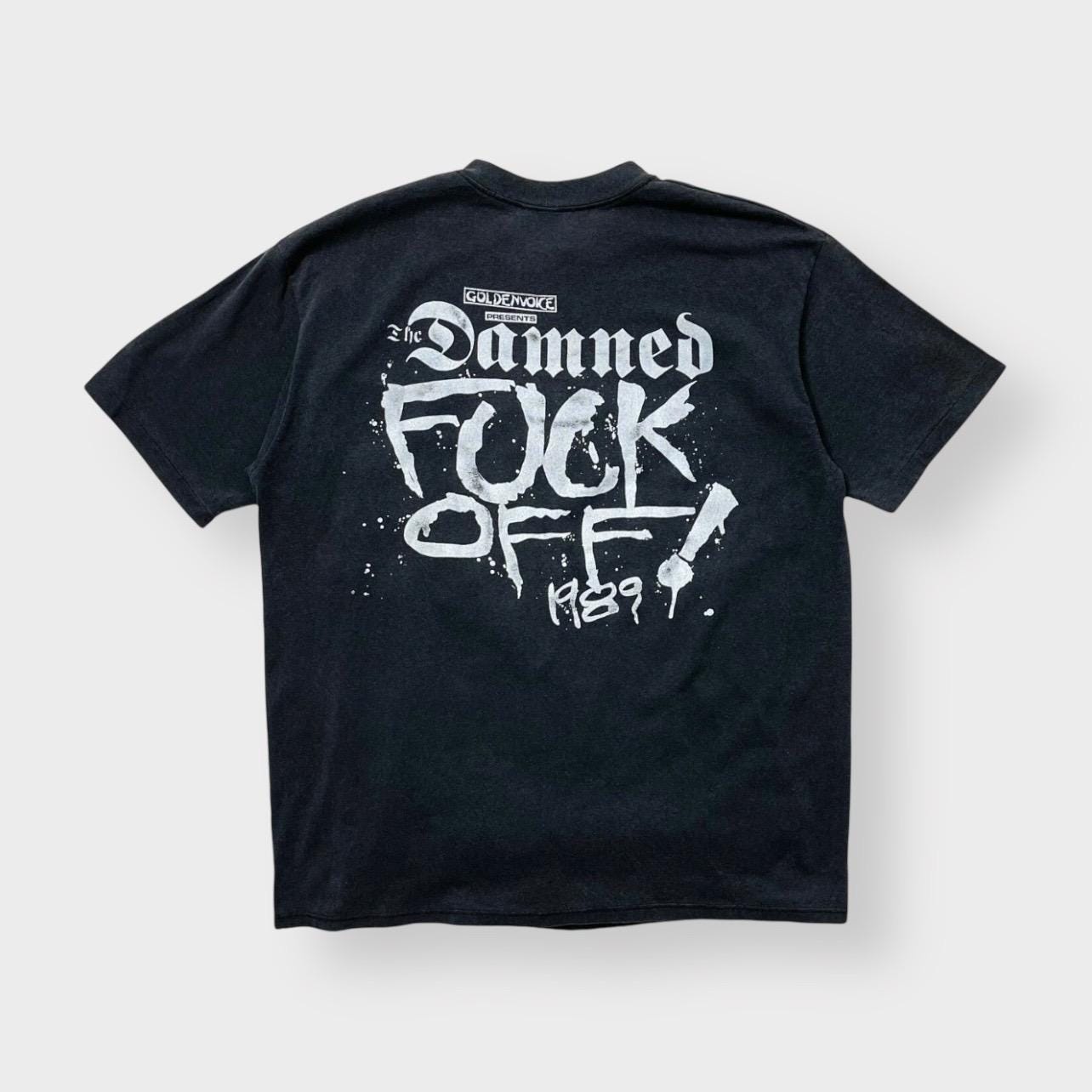 Vtg 1989 the Damned Tour Shirt, Goldenvoice, Stedman USA