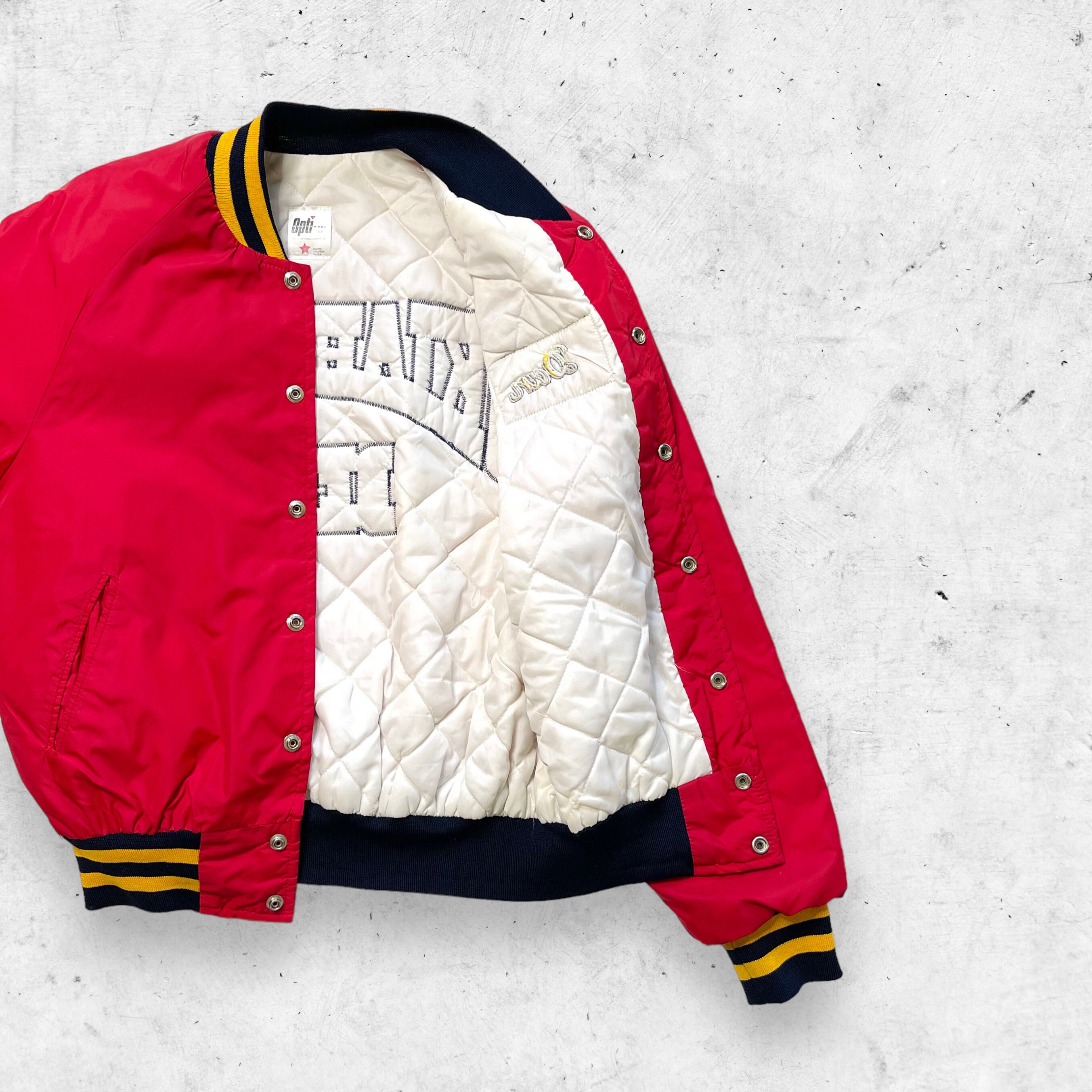 Vintage 80s Optiwear Ukiah Fire Department Bomber Jacket, Judy, Satin Nylon, USA, M Etsy