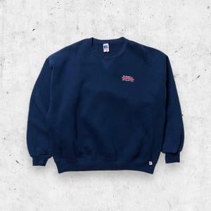 注目ブランドのギフト DISTRESSED Athletic Russell 70's 60 Vintage Black V Single トップス