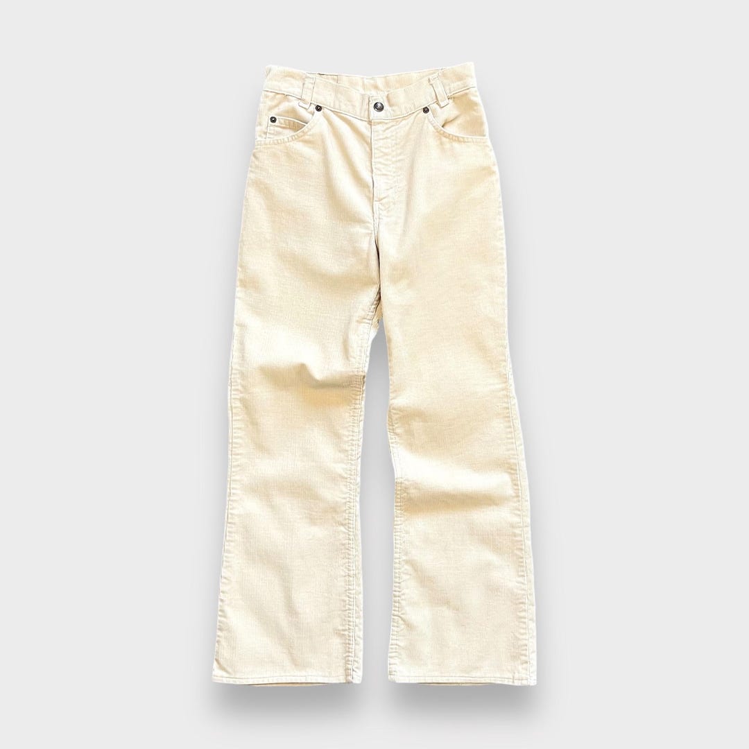パンツ vintage levis talon42 couduroy pants r Vintage 70s Levis Corduroy Pants Jeans, Talon 42 Zipper