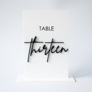 Numeri da tavolo in acrilico, Numeri da tavolo quadrati, Numeri da tavolo per matrimoni, Segnaletica per matrimoni, Decorazioni da tavola, Numeri da tavolo Decorazione di nozze