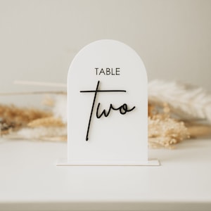 Acrylic Table Numbers, Arch Table Numbers, Wedding Table Numbers, Wedding Signage, Table Decor , Table Numbers Wedding Decoration