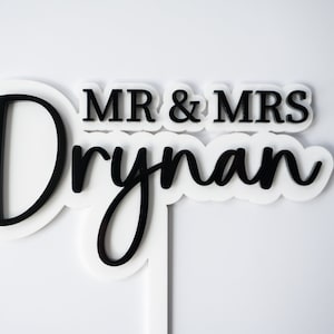 Wedding Cake Topper | Custom Cake Topper | Personalized Cake Topper | Custom Cake Topper | Cake Topper | Wedding | 3D Cake Topper
