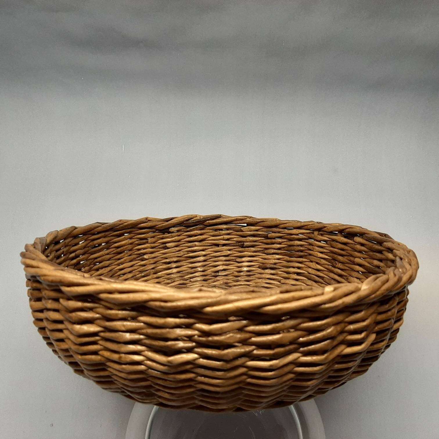 Fruit basket Vegetable bowl Wicker bowl Round tray ...