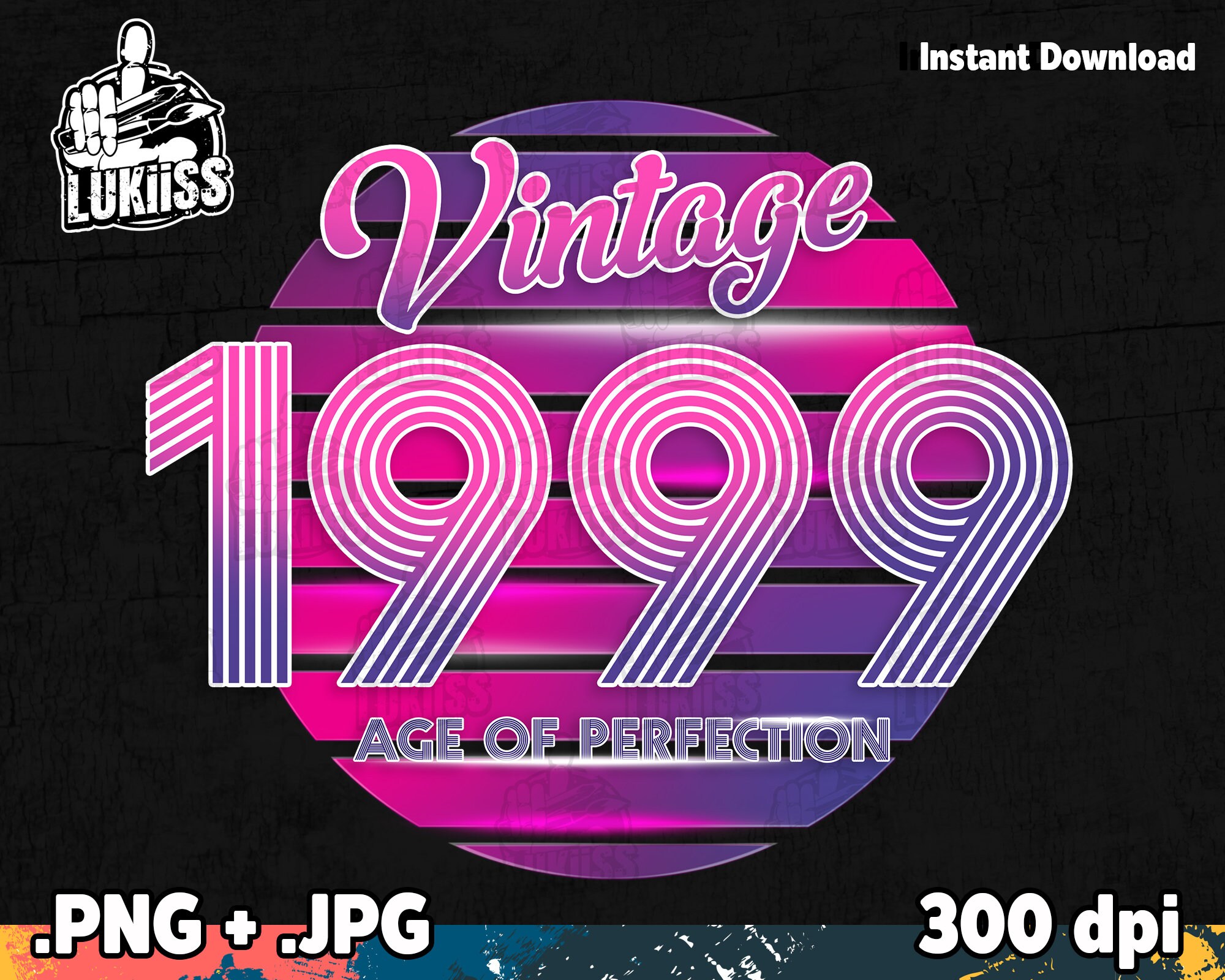 Vintage 1999 Aged to Perfection Png Sublimation Birthday - Etsy