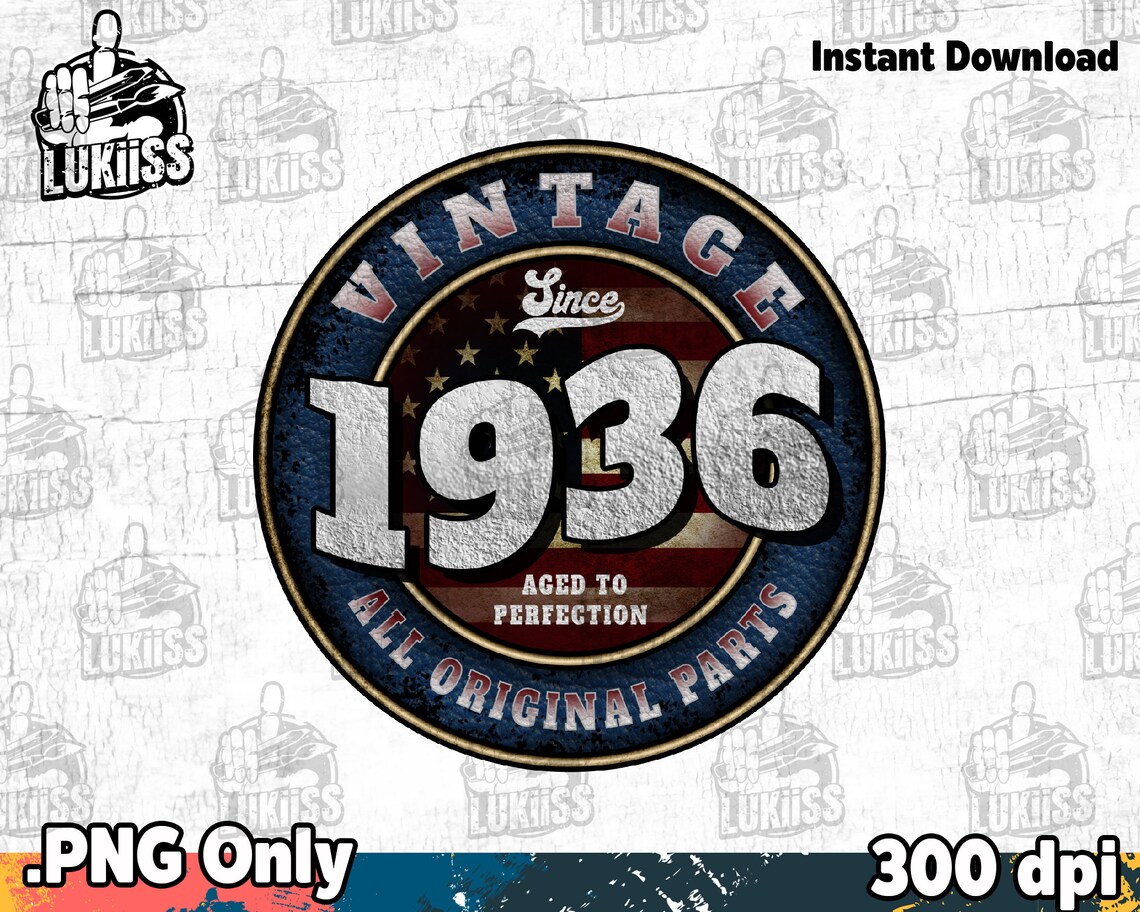 Jahrgang 1936 Png seit 1936 Alter bis zur Perfektion alle Etsy