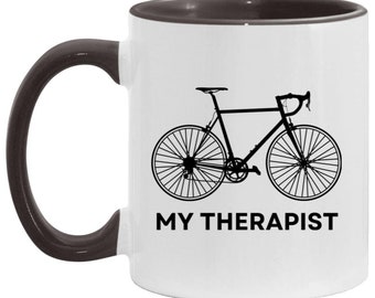 Funny Bicycle Mug, Cyclist Mug, Gift for Cyclist