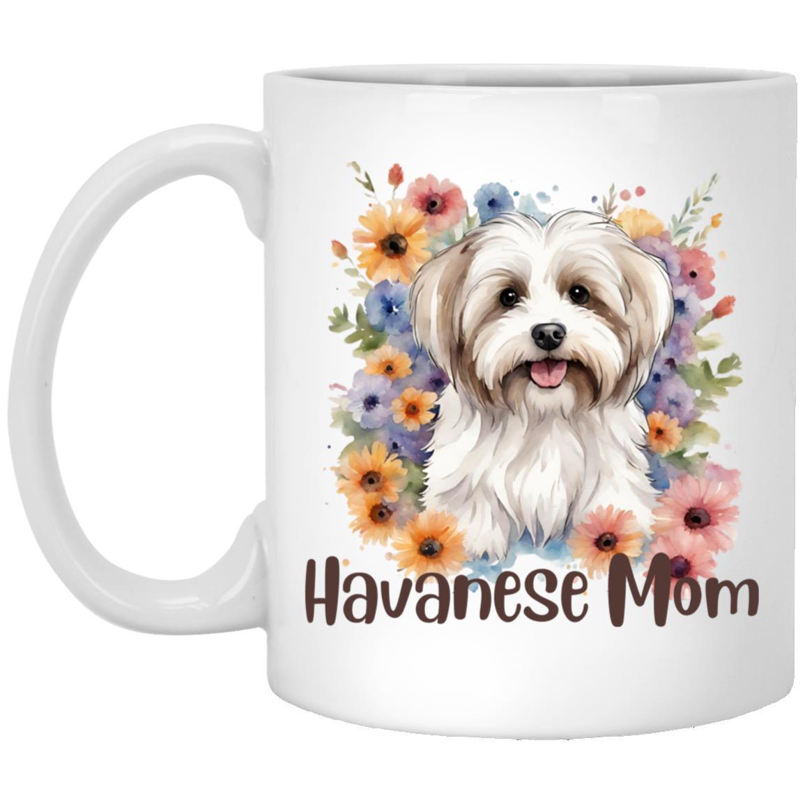 Taza de amante de los perros de mamá habanesa, linda taza de café para perros habaneses, regalo para los propietarios de habaneses, taza de amante de las mascotas, taza de arte de perros habaneses