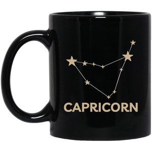 Steinbock Kaffeebecher. Steinbock Konstellation, Steinbock Geschenk