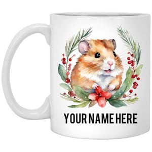 Personalized Hamster Coffee Mug