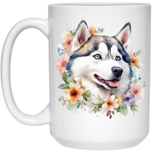 Siberian Husky Mug Perfect Dog Mom Birthday Gift Mother&#39;s Day Husky Dog Mom Mug