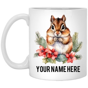 Personalized Chipmunk Coffee Mug