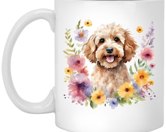 Taza para mamá de perro Cockapoo, el mejor regalo para cumpleaños, Día de la Madre, taza de café para amantes de los perros