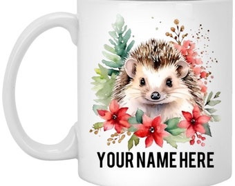 Personalized Hedgehog Coffee Mug