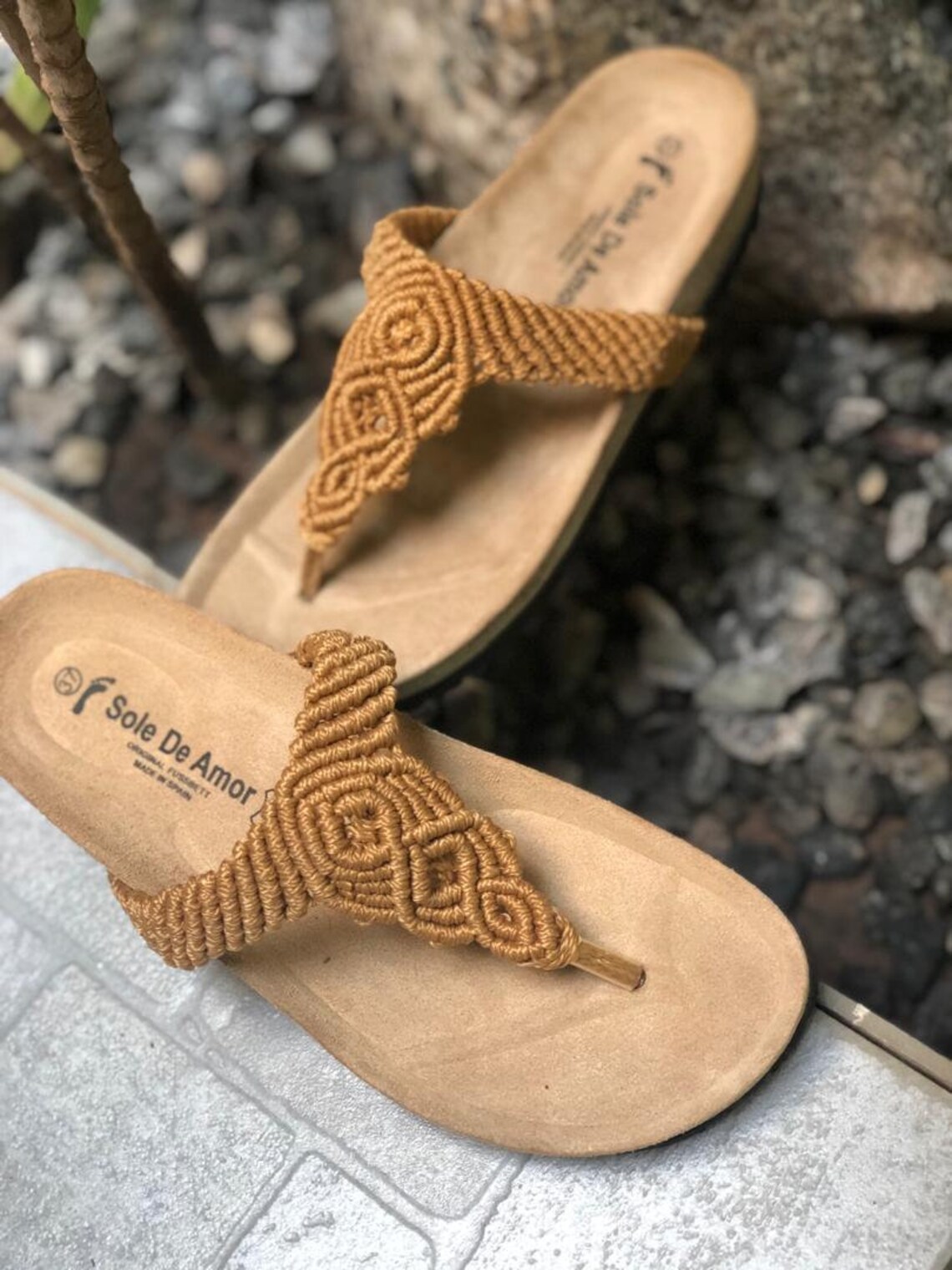 Macramé Slippers Handmade sandals Handmade sandals Macrame Etsy