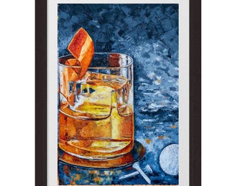 Impresión artística de Bourbon: Old Fashioned and Golf
