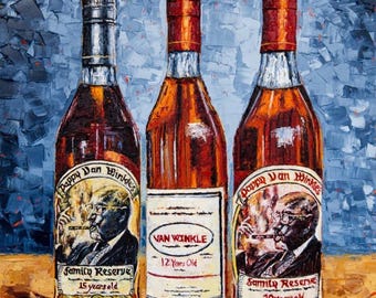 Pappy Van Winkle Bourbon Art Print