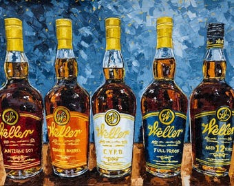Weller Quints - Bourbon Art Print