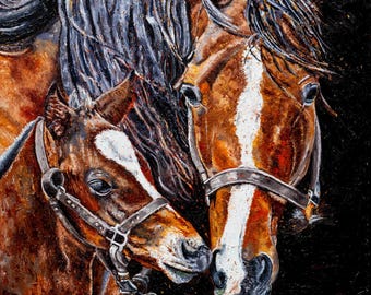 Toots and Baby Toots - Equine Art Print