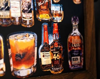 Bourbon Art Magnets: Kim Perry Collection