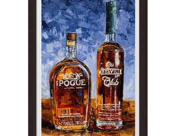 Impresión artística de Old Pogue y Old Maysville Bourbon