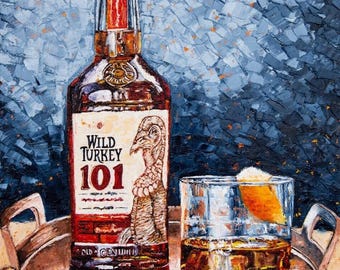Wild Turkey 101 - Bourbon Art Print