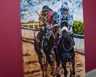 Horse/Jockey Print "The Time is Now"