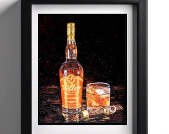 The Single Barrel - Bourbon Art Print
